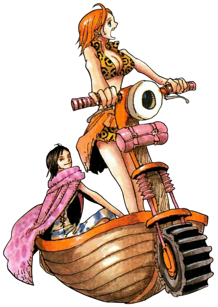 Nami & Robin From Chapter 401 Color Spread (750x1026), Png Download