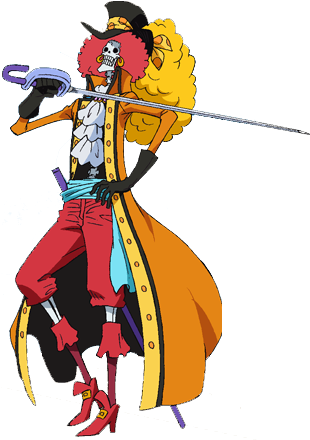 Brook Promotional Film Z Outfit - One Piece Film: Z (317x446), Png Download