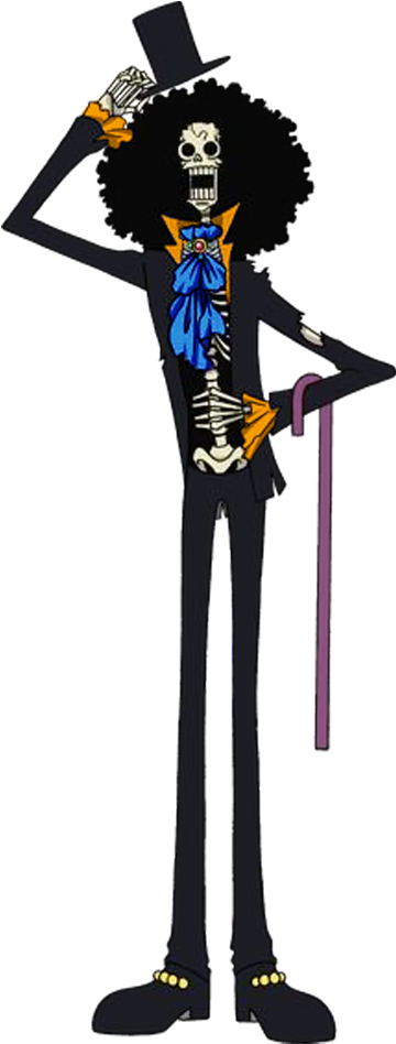 Brook - Brook One Piece Cosplay (526x1000), Png Download
