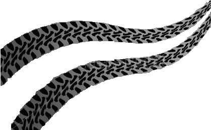 Tracks - Long Nosed Snake (418x312), Png Download