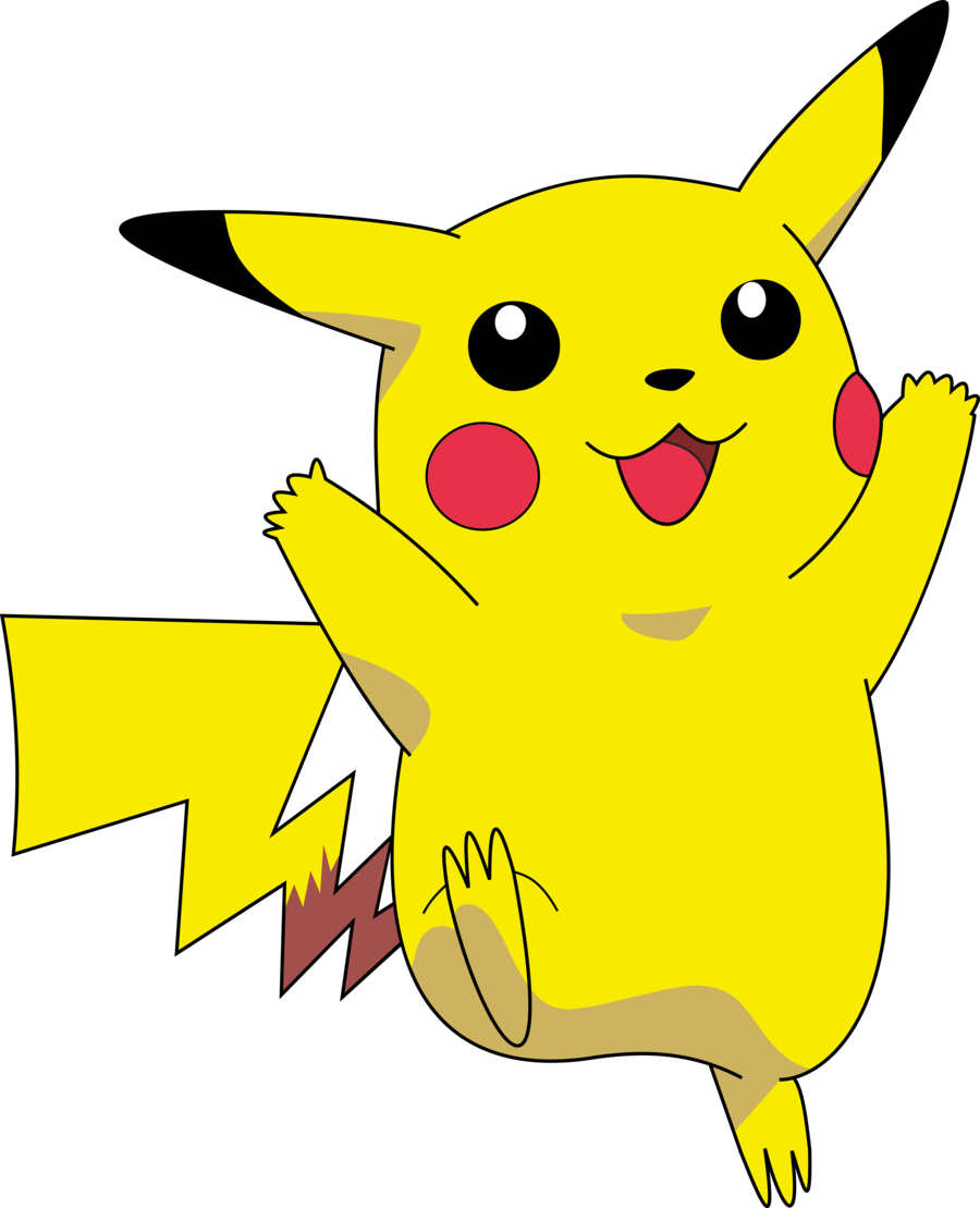 025 Pikachu Os2 - Pikachu Pokemon (900x1109), Png Download