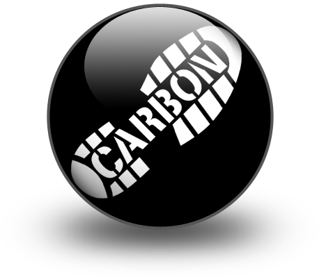 Carbon Footprint Icon - Carbon Footprint (458x399), Png Download