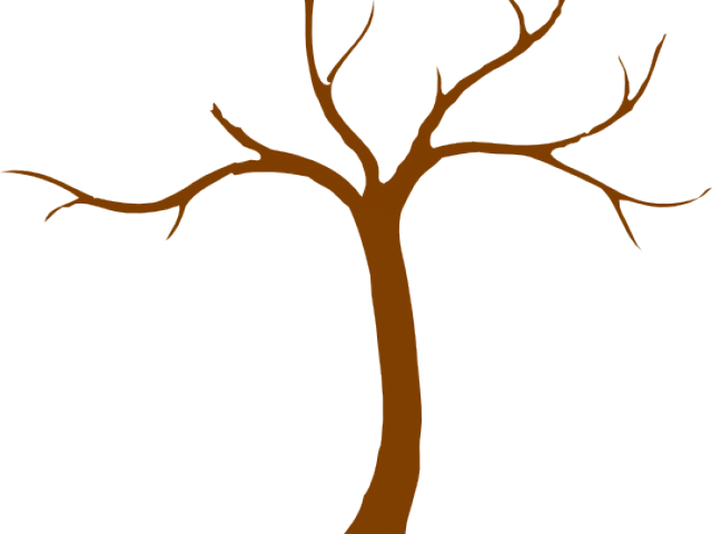 Dead Trees Silhouette Clipart (640x480), Png Download