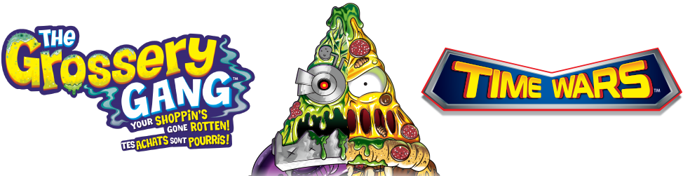 Grossery Gang - Grossery Gang - 5 Pack Series 3 (1000x250), Png Download
