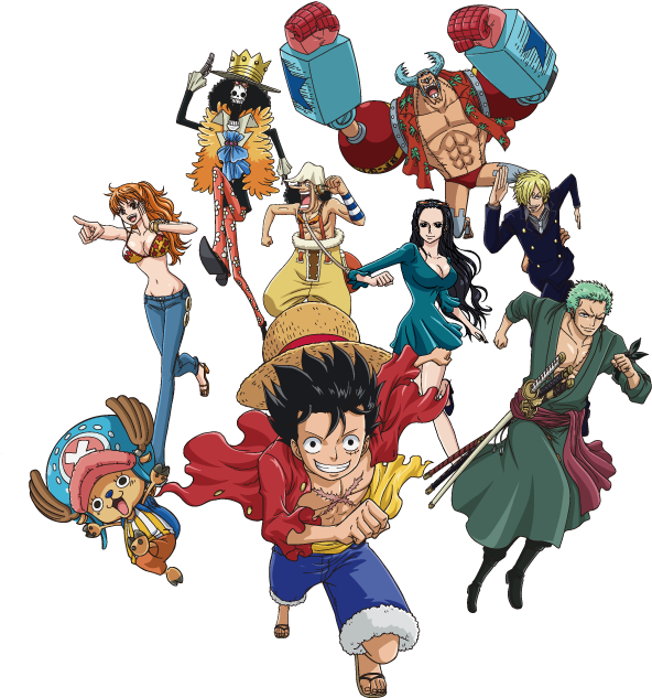 Onepiece Straw Hat Pirates (600x635), Png Download