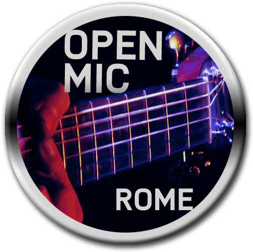 Open Mic Rome The Original, Presented By Sal - Open Mic Rome (522x513), Png Download