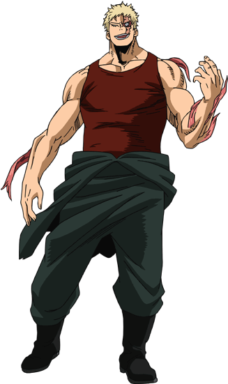 Muscular - Muscular My Hero Academia (347x590), Png Download