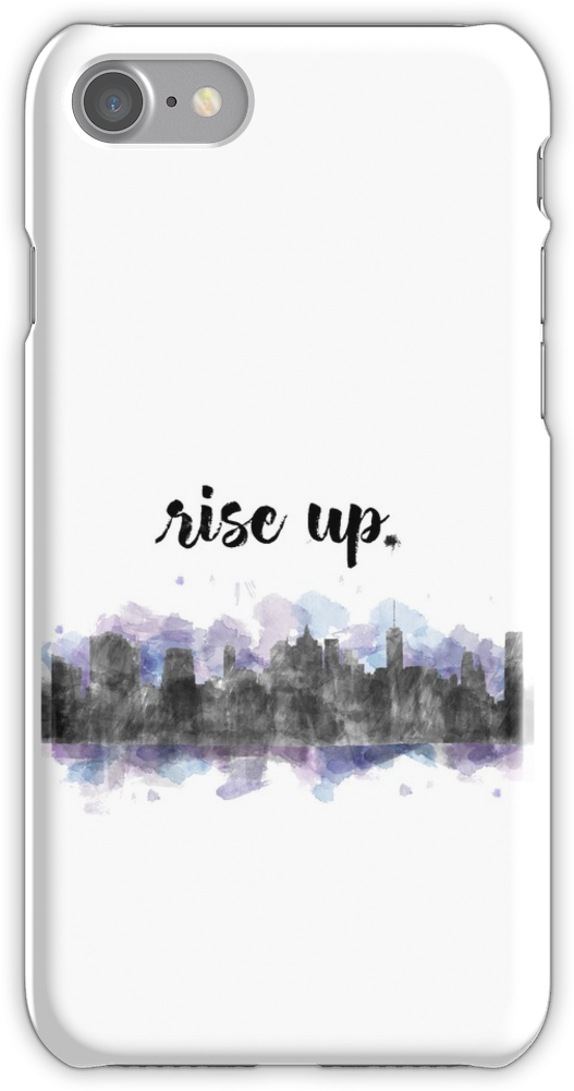 Download Rise Up Watercolor Nyc Skyline Iphone 7 Snap Case Billie