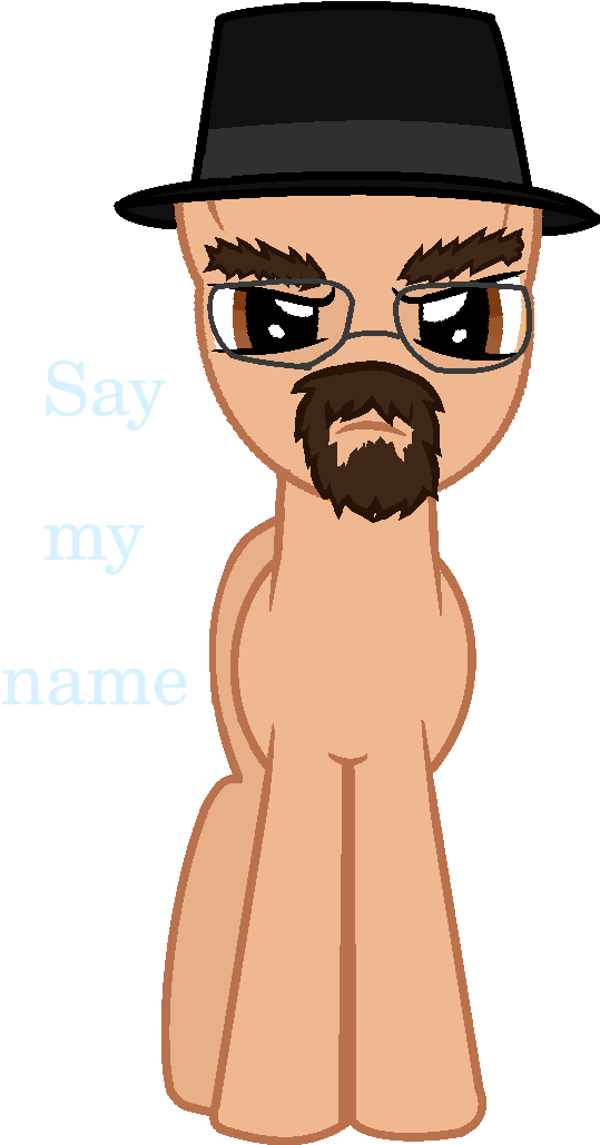 Walter White [breaking Bad] My Little Pony Version - My Little Pony: Friendship Is Magic (773x1100), Png Download