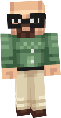 So Here's Walter White - Minecraft Skin Walter White (640x640), Png Download