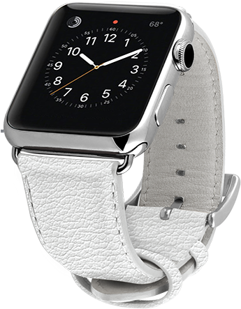 Ullu Premium Leather Apple Watch Band In Walter White - Ullu Stingray Leather Apple Watch Band In Indian Pink (450x450), Png Download