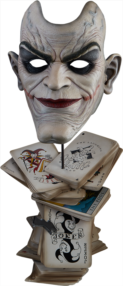Dc Comics Life-size Bust The Joker - Joker (480x1000), Png Download