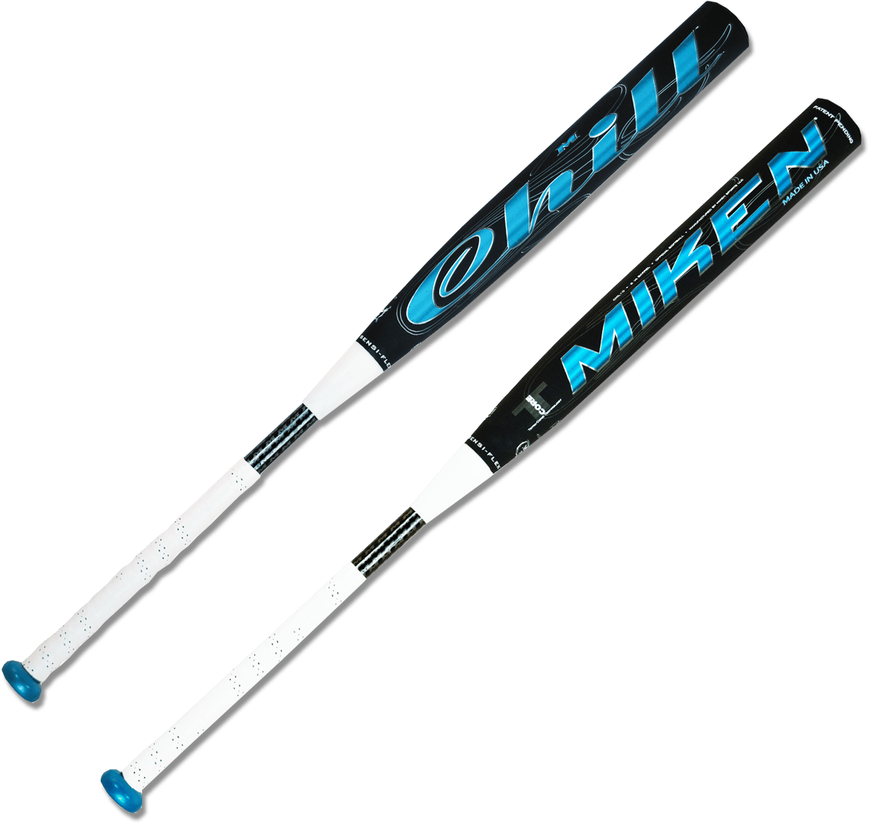 2015 Miken Chill 10 Softball Bat - Ski (1280x1280), Png Download