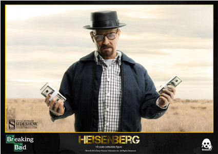 Heisenber Walter White Breaking Bad 1/6 Scale Collectible - Breaking Bad Heisenberg Alias (465x465), Png Download