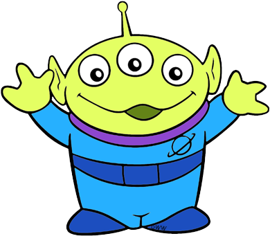 Little Green Man - Green Man Toy Story (400x354), Png Download