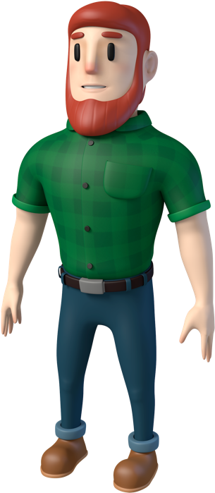 Lumberjack - Mask (360x700), Png Download