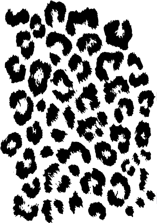 Cheetah Print Pattern Stencil - Fondo De Pantalla Leopardo (500x750), Png Download