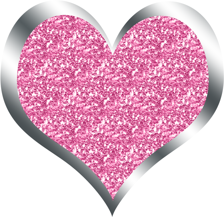 Download Hearts All Things Positively Pink Glitter Heart Png Full Size PNG Image PNGkit