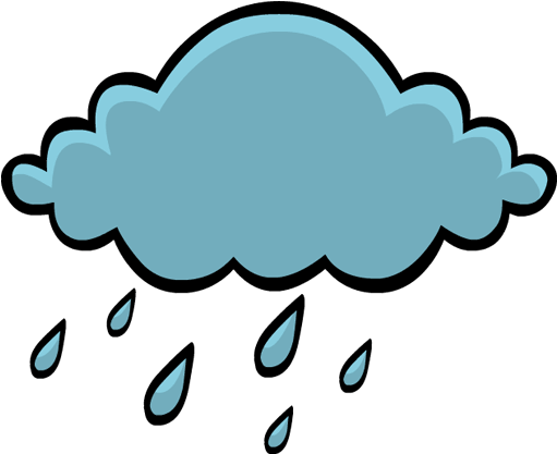 Download Transparent Clouds Clipart Rain - Raining Clipart - PNGkit