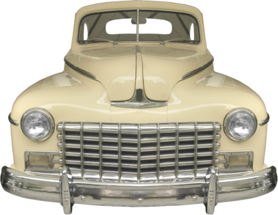 Free Icons Png - Classic Car Front Png (400x309), Png Download