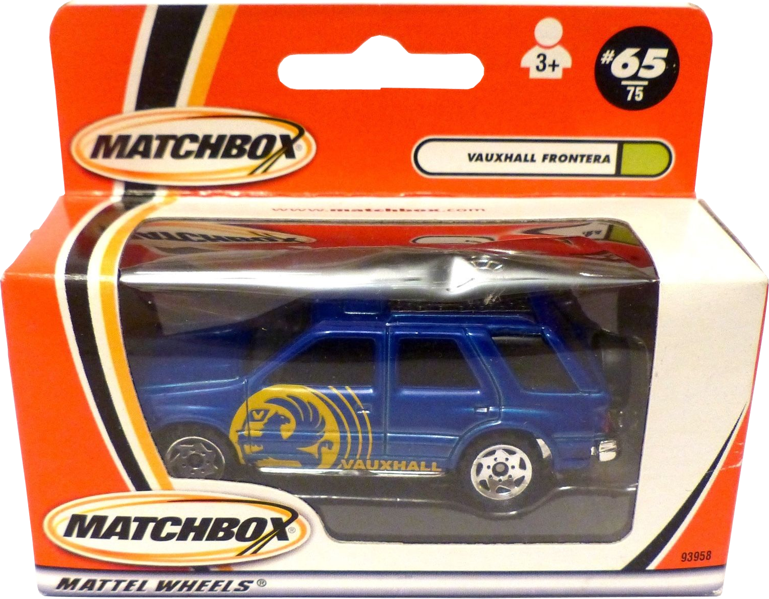 Vauxhall Frontera Package Front - Mattel Matchbox 2001 Kelloggs Collection Froot Loops (1505x1174), Png Download