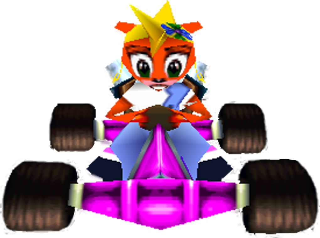 Ctr Coco In-kart - Crash Team Racing Coco Bandicoot (1024x768), Png Download