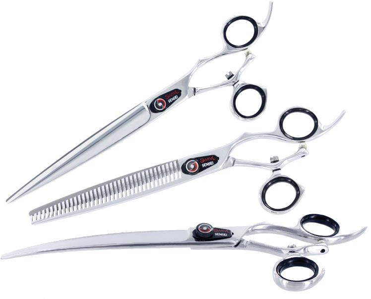 Sensei Swivl Left Handed Curved Shear (8") (792x612), Png Download