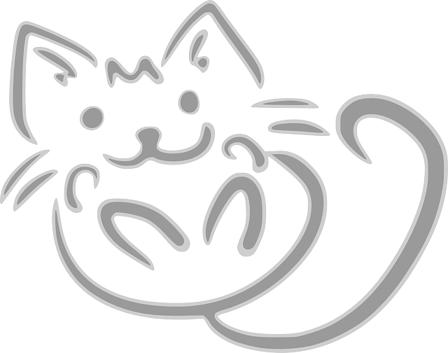 Cat, Feline, Cute, Pet, Animal, Abstract, Stylistic - Sketch Cat Png (640x504), Png Download