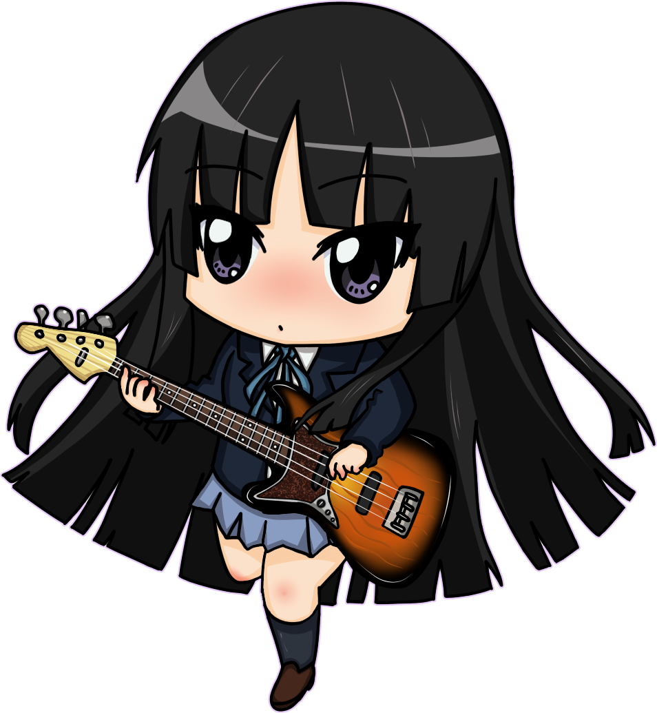 View 1392772246974 , - K On Mio Chibi (954x1035), Png Download