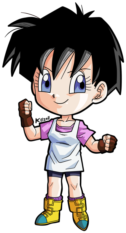 Dragon Ball Chibi Videl (600x800), Png Download