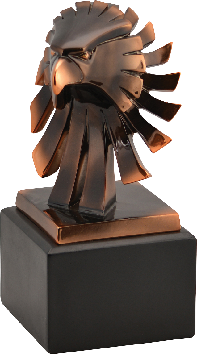 High Gloss Eagle Head Resins (638x1147), Png Download