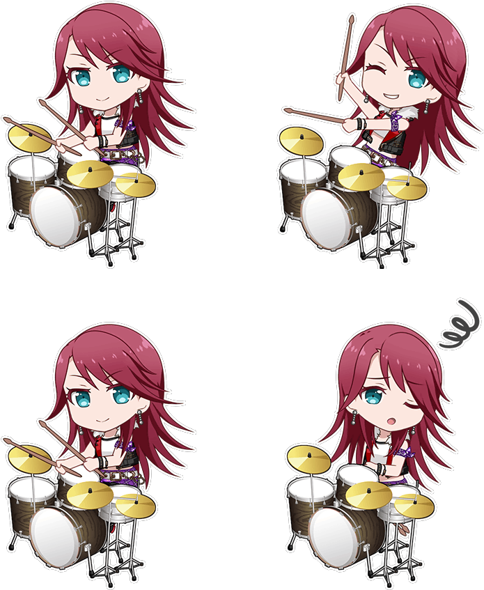 Hard Being Honest Chibi - Tomoe Udagawa Chibi Transparent (1024x1024), Png Download