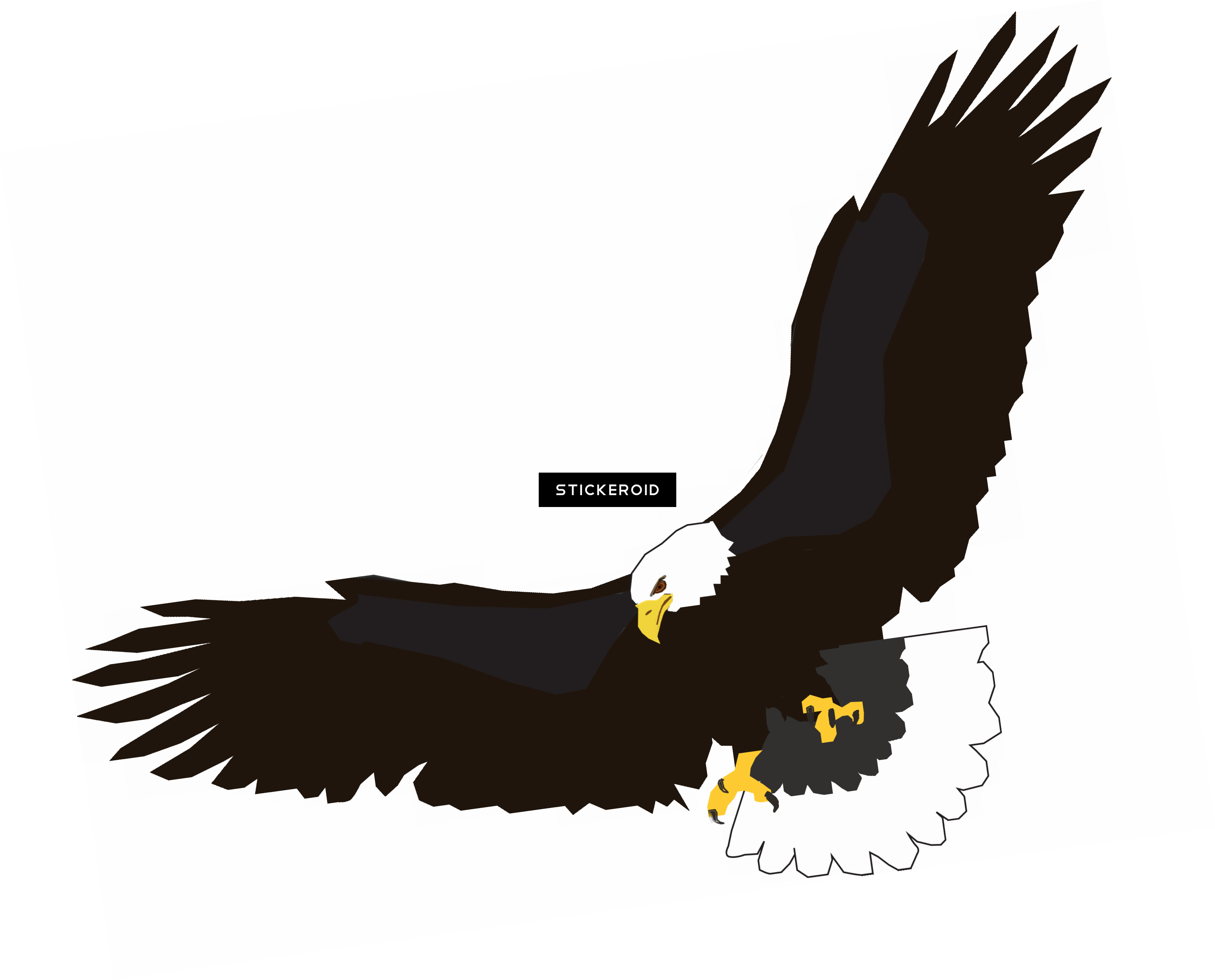 Eagle Animals - Clip Art (3180x2565), Png Download