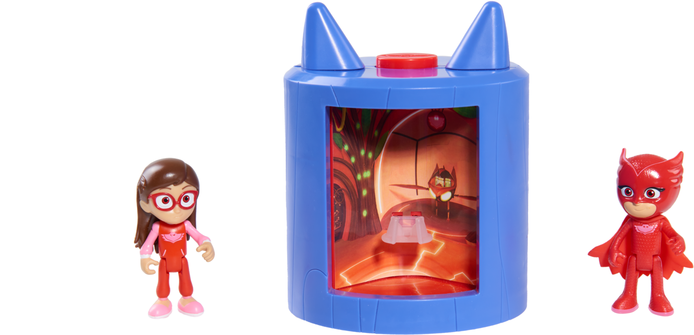 Pj Masks Transforming Figure ,owlette, , Large - Pj Masks Transforming Figure Set Owlette (1800x1201), Png Download