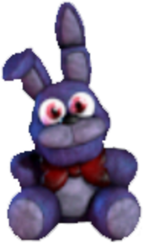 Pointer Transparent Fnaf Clip Free Library - Bonnie Plush Fnaf 2 (600x861), Png Download
