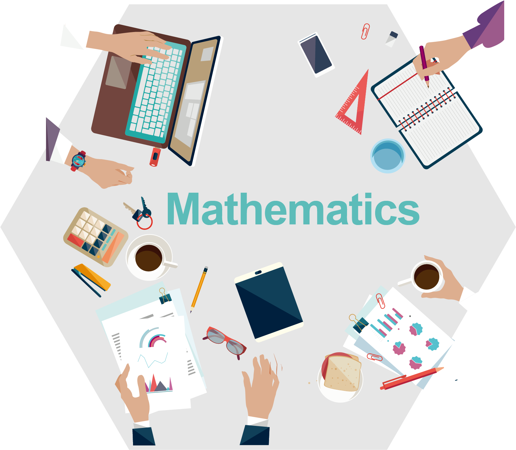 Collaborative Online Whiteboard Learning In Mathematics - Light-emitting Diode (2412x1631), Png Download