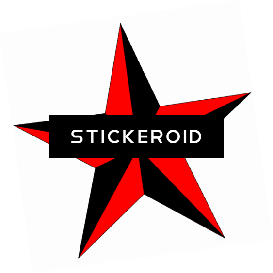 Nautical Star Tattoos - Clip Art (563x564), Png Download