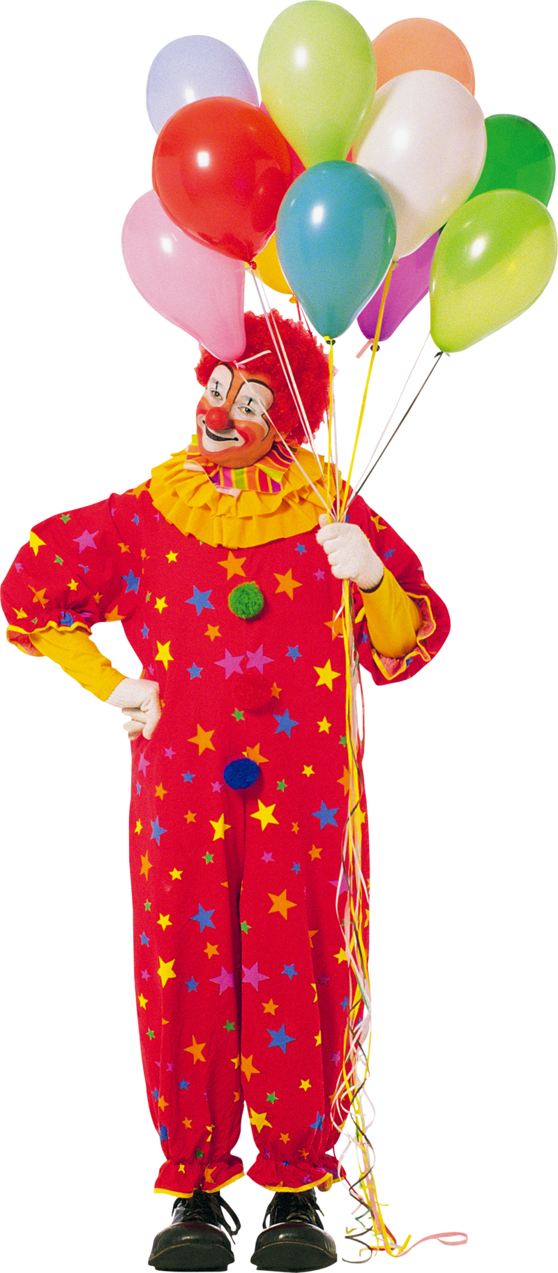 Clown Png, Download Png Image With Transparent Background, - Клоун С Воздушными Шариками (400x912), Png Download