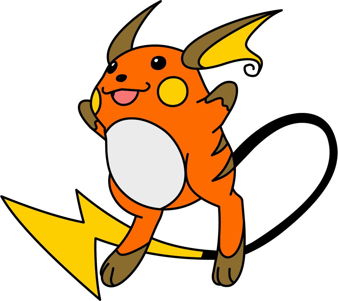 026 Raichu Os1 Shiny - Pokemon Raichu (1097x978), Png Download