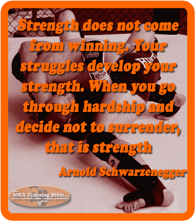 Quotes-schwarzenegger - Mixed Martial Arts (709x827), Png Download