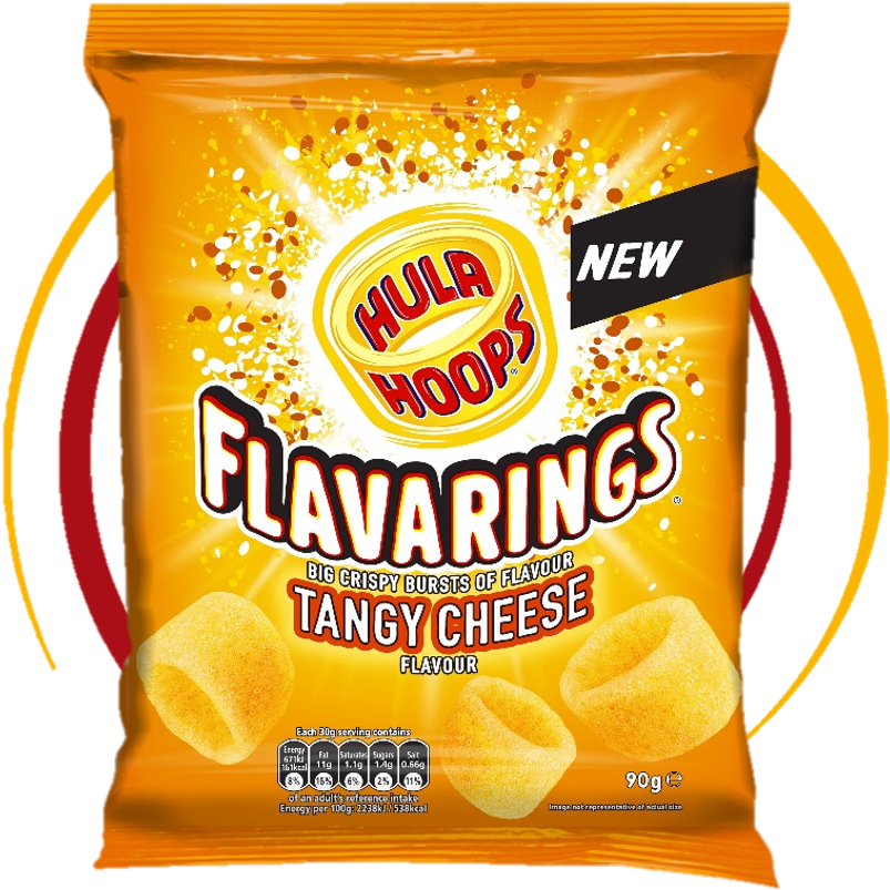 Tangy Cheese Flavour - Hula Hoops Flavarings (811x822), Png Download