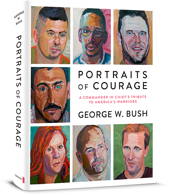 Portraits Of Courage By George W. Bush (800x931), Png Download