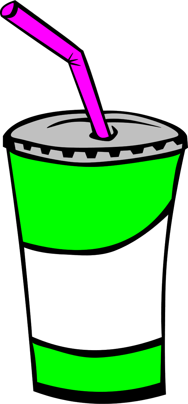 Fast Food Drinks - Soda Clipart Png (600x1290), Png Download