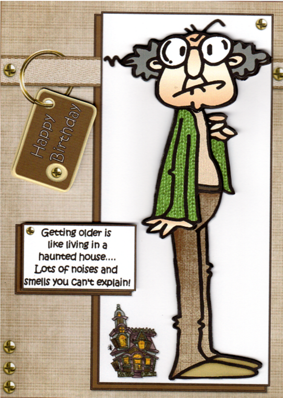 Haunted House - Greeting Card (1140x1343), Png Download