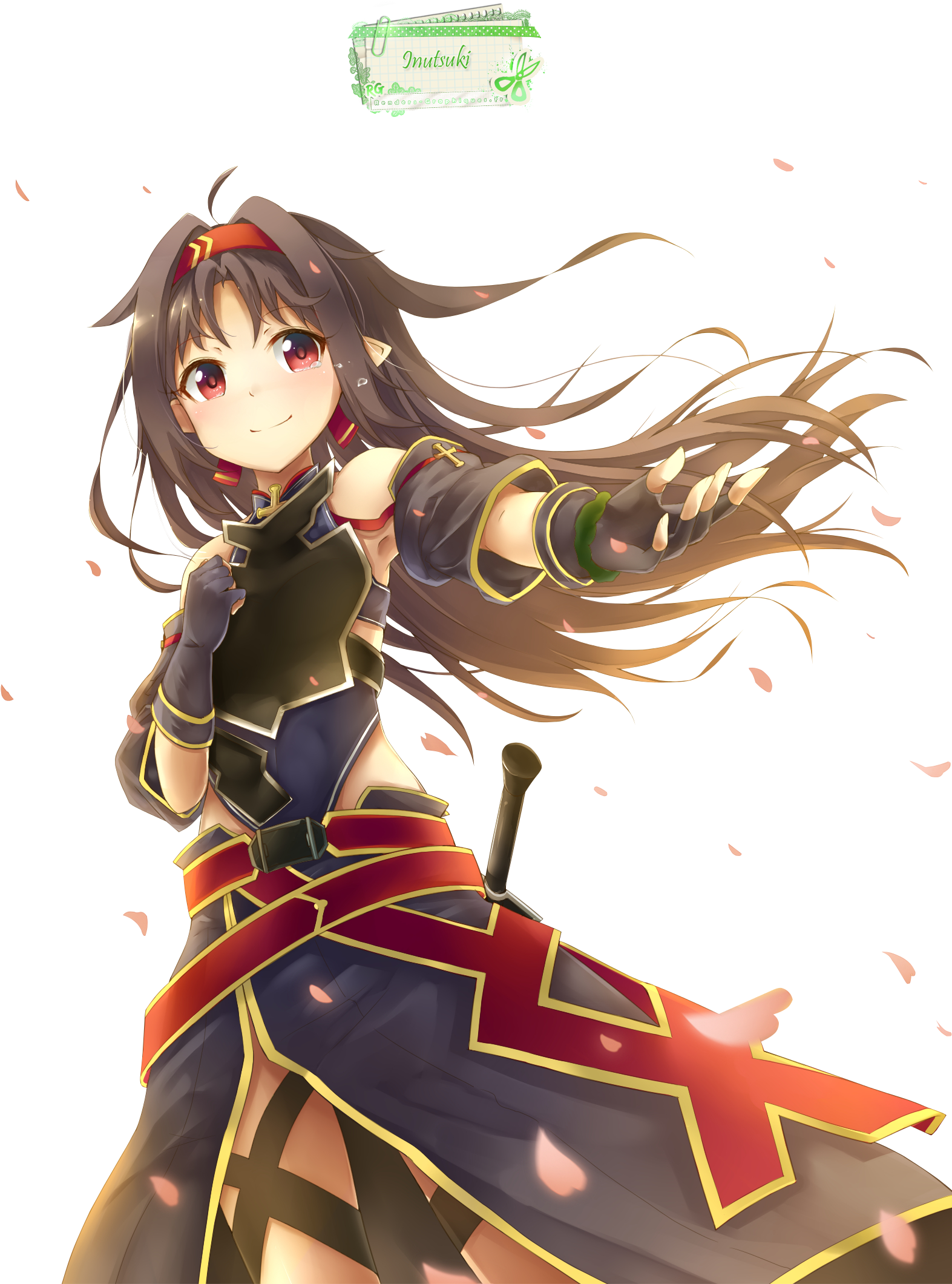 Render Sword Art Online - Yuuki Sao (1600x2200), Png Download