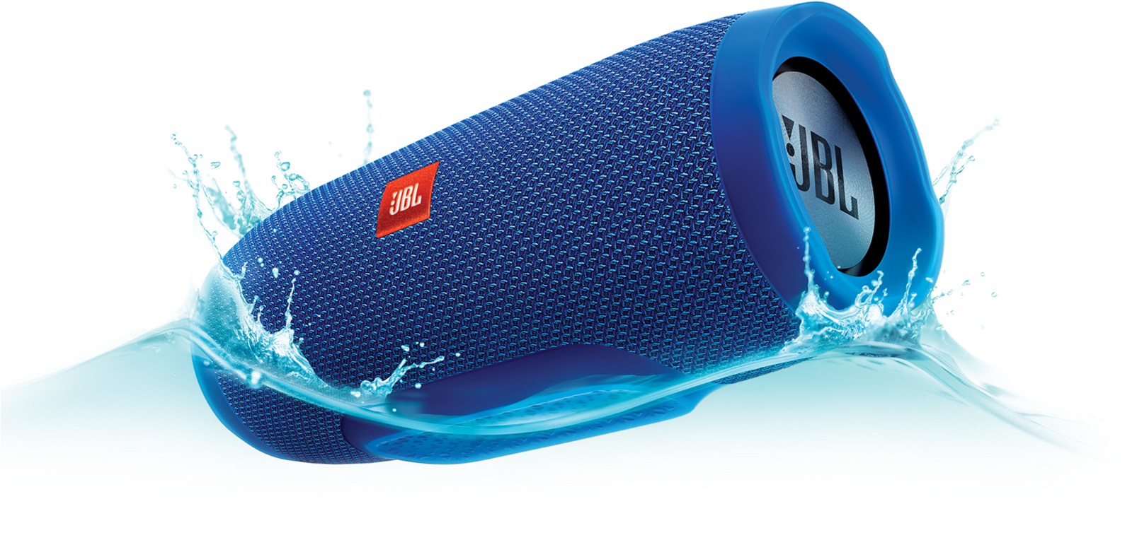 Jbl Charge 3 Blue - Jbl Charge 3 Portable Bluetooth Speaker - Blue (1605x1605), Png Download