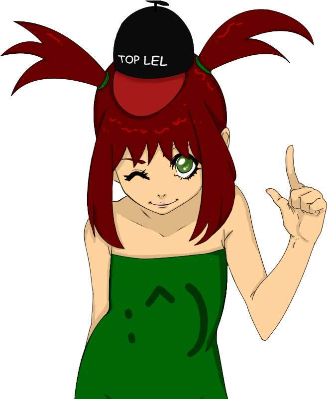 Top Lel Red Face Green Facial Expression Vertebrate - Face (751x800), Png Download