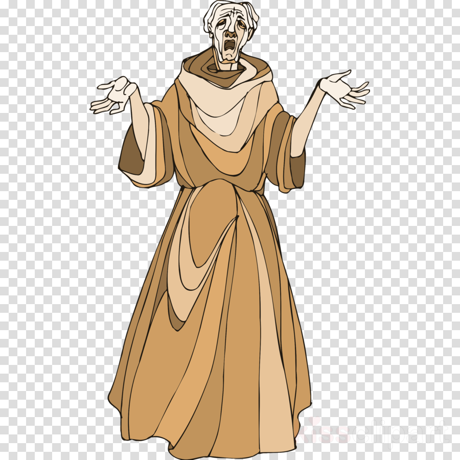 Shakespeare Characters Monk Clipart Twelfth Night Shakespearean - Shakespeare Characters Monk (900x900), Png Download