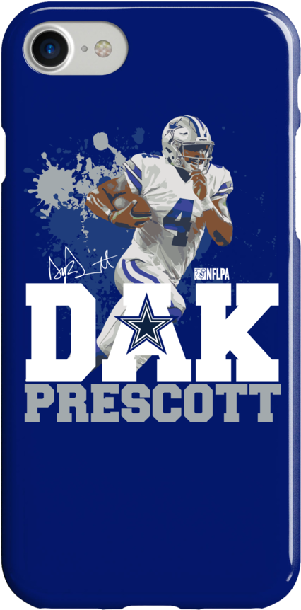 Dak Prescott T-shirt, Dallas Cowboys Official Apparel (1000x1000), Png Download