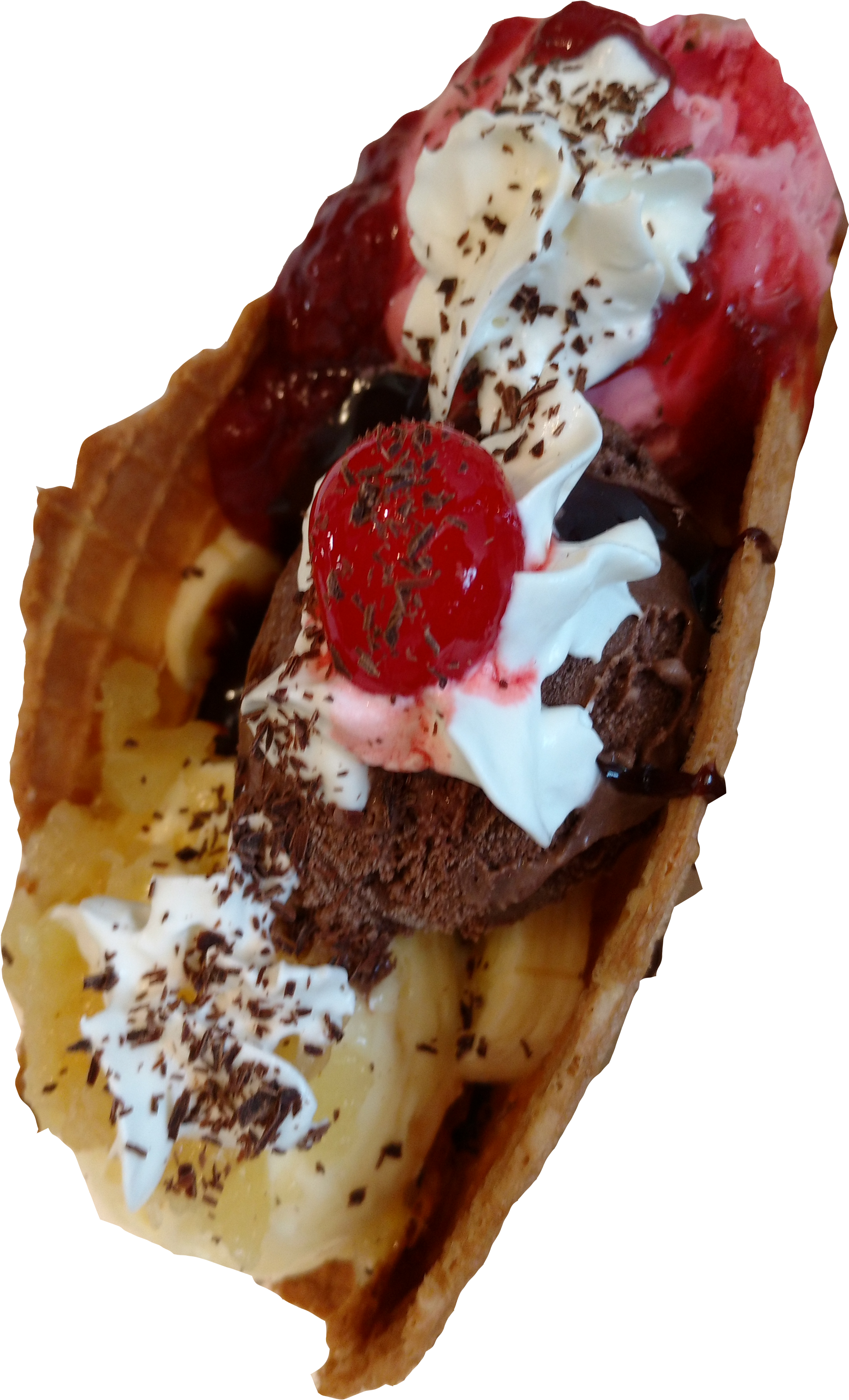 Banana Split (3006x5344), Png Download